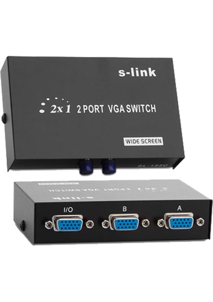 S-Lınk SL-152C 2 Port VGA Swıtch