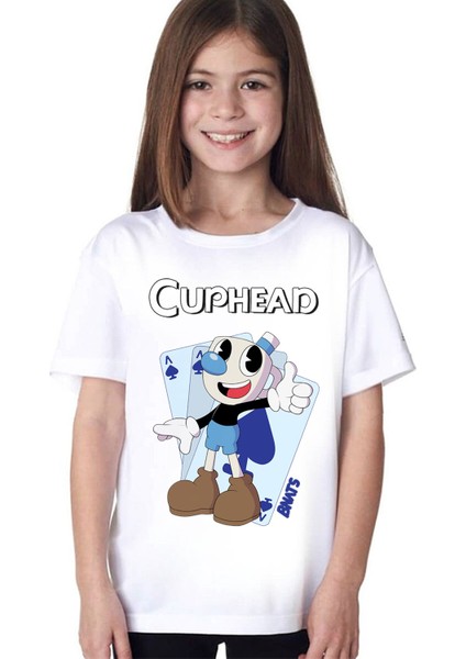 Cuphead Unisex Çocuk Tişört HC03