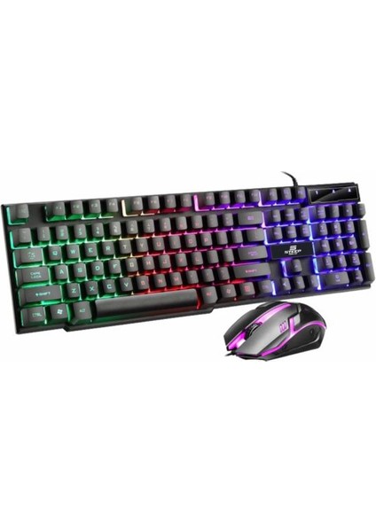 Rgb Oyuncu Klavyesi Mouse Işıklı