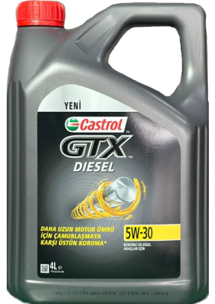 Gtx Diesel 5W-30 Motor Yağı 4 L Tarih (2023)