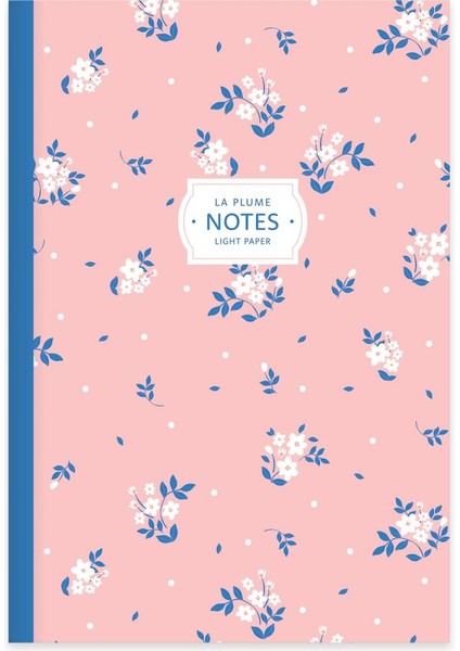 Çizgili Tel Dikişli 4'lü Defter Seti Pembe
