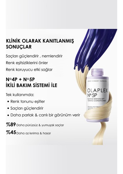 The Blonde & Grey Hair- Strengthening System - Sarı & Gri Saçların Rengini Koruyan & Bağ Güçlendirici Üçlü Bakım Seti