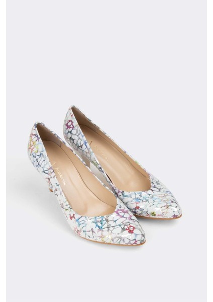 Kadın Topuklu Stiletto Deri Ayakkabı 052Y21K10002 fiyatları