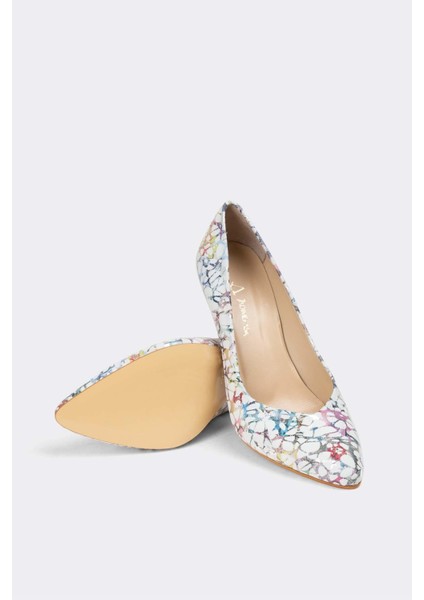 Kadın Topuklu Stiletto Deri Ayakkabı 052Y21K10002 indirimleri