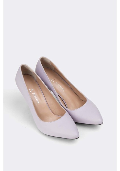 Kadın Topuklu Stiletto Deri Ayakkabı 074Y23K11035 fiyatları