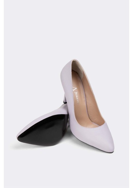 Kadın Topuklu Stiletto Deri Ayakkabı 074Y23K11035 indirimleri