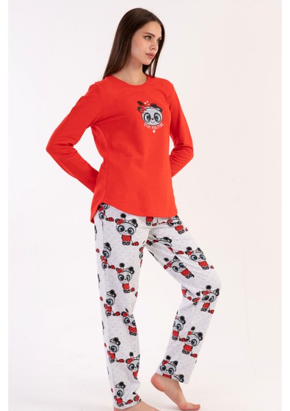 Kadın Uzun Kol Pijama Takım