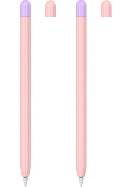 Apple Pencil 2 Kılıf Kalem Koruma Silikon Pembe