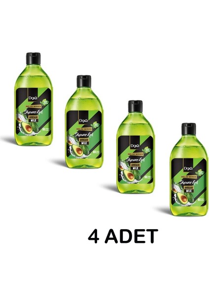 4 Adet Duş Jeli Relax Serisi - Avokado Sütlü 400 ml (4*adet)