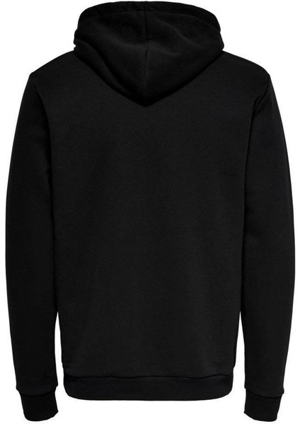 Ceres Life Erkek Siyah Kapüşonlu Sweatshirt indirimleri