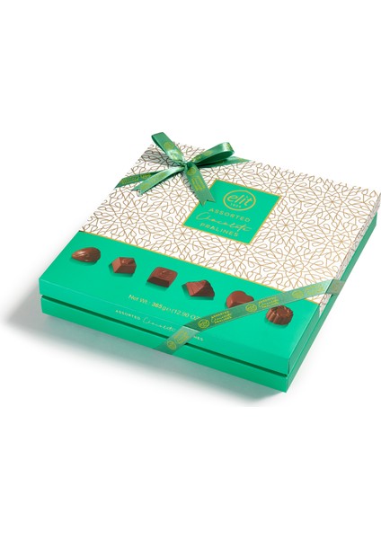 Karışık Spesiyal Çikolata Kutu 365g Yeşil Glutensiz