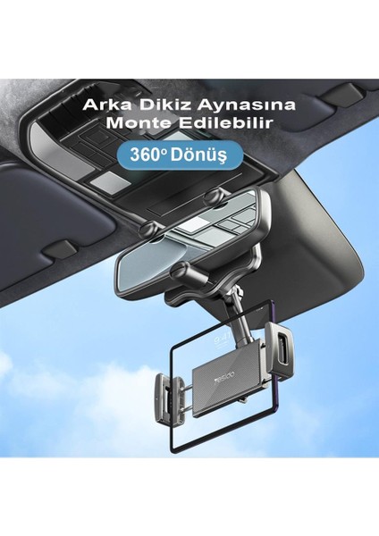 Yesido C196 Dikiz Aynasına Sabitlenen Ayarlanabilir Araç Tutucu fiyatları
