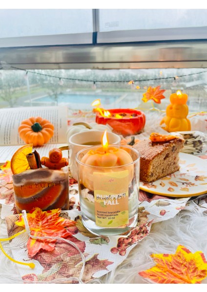 Autumn Set Candle + Natural Soap (Sonbahar Mum + Sabun Seti)