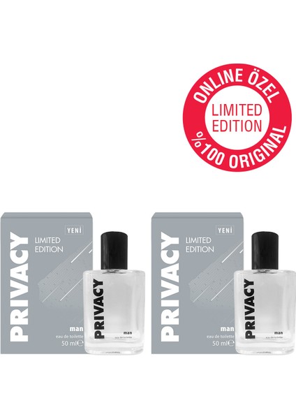 Men Limited Edition Edt Erkek Parfüm 2X50 ml Online Özel