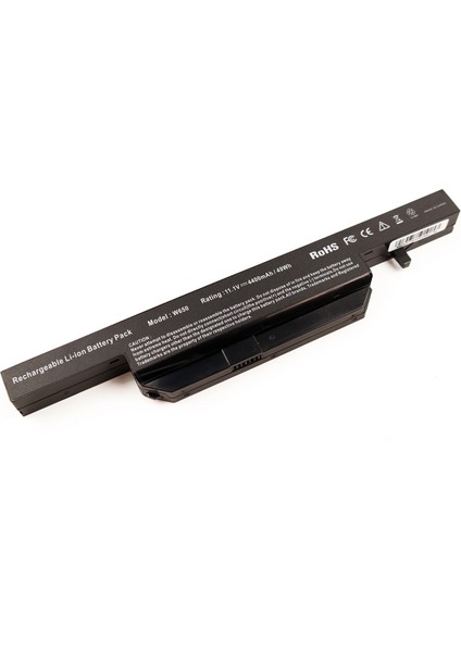 Clevo W650BAT-6 Uyumlu Notebook Batarya Pil