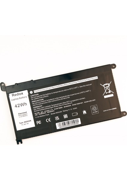 Dell WDX0R Wdxor Notebook Batarya Pil