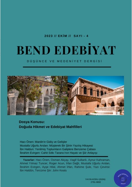 Bend Edebiyat 4. Sayı Ekim 2023