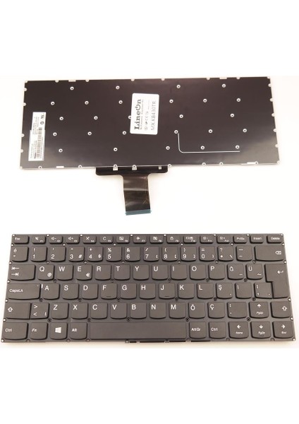 Lenovo Yoga 510-14ISK, 510-14IKB Uyumlu Klavye Tuş Takımı