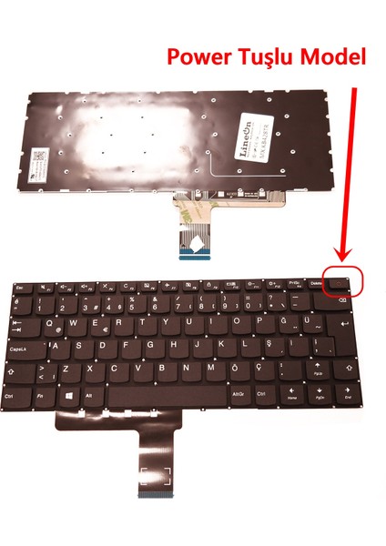 Lenovo Ideapad 310-14ISK Notebook Klavye Tuş Takımı