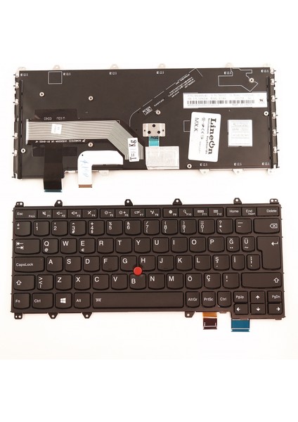 Lenovo Yoga X380 Uyumlu Notebook Klavye Çerçeveli Joystickli