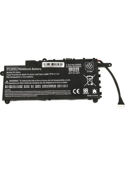 Hp Stream X360 11-P 11-R Notebook Batarya Pil