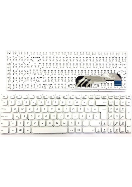 Asus R541 R541U Notebook Klavyesi Beyaz