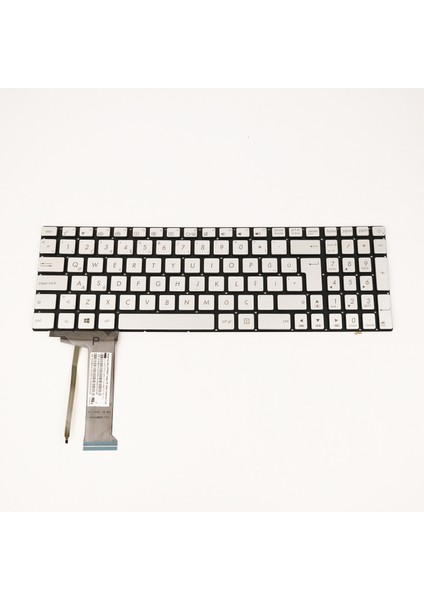 Asus GL552,GL552JM,GL552JW,GL552VW Uyumlu Klavye Tuş Takımı Gümüş Gri