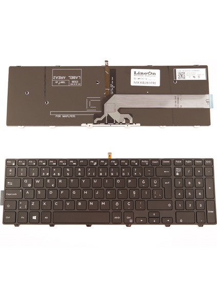 Dell Inspiron 3543 Notebook Klavye Işıklı