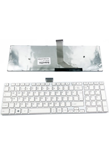 Toshiba C50DT-A Beyaz Klavye Tuş Takımı (Çerçeveli)
