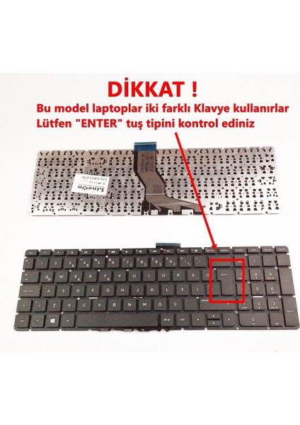 Hp Pavilion 15-AB205NT Notebook Klavye