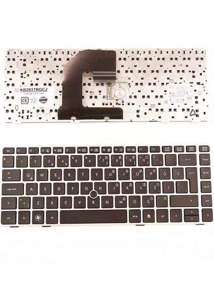 Hp Elitebook 8460P Notebook Klavye Gri Çıtalı Trackpointli