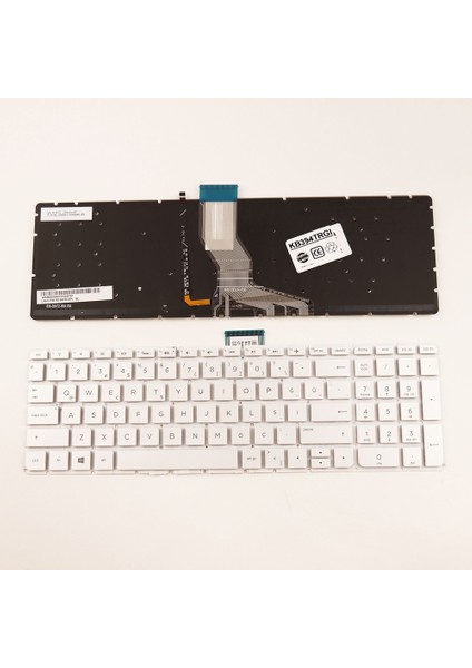 Hp Pavilion 15-Bk Notebook Klavye Işıklı Gri