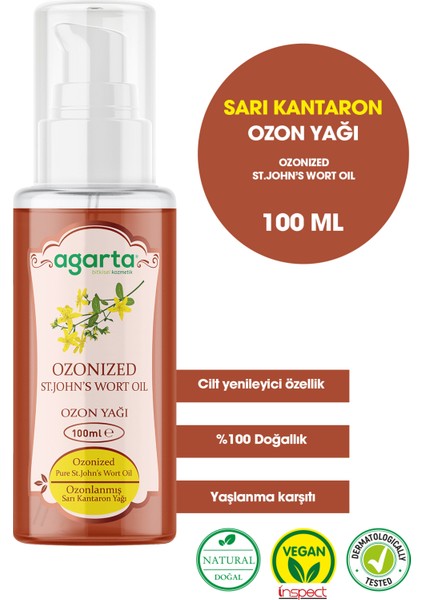 Doğal Ozonlanmış Sarı Kantaron Yağı 100 Ml