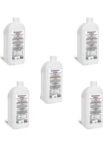 Zefiran 1 Lt = 5 Adet Son Kul. Tar: 07/2025 fiyatları