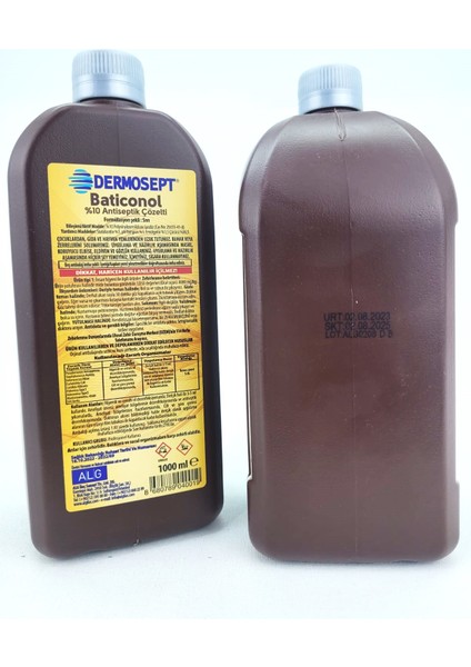 Dermosept Batikon 1 Lt (1000ML) Son Kul Tarihi : 08/2025