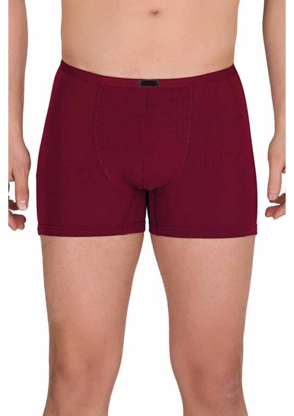 Erkek Modal Boxer Short Bordo 4488B