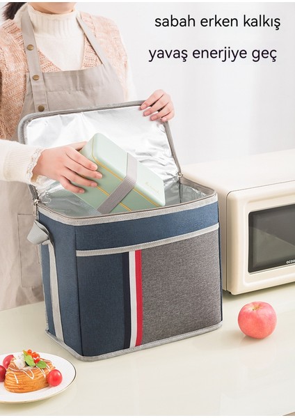 Taşınabilir Dış Mekan Yalıtımlı Öğle Yemeği Çantası (Yurt Dışından)