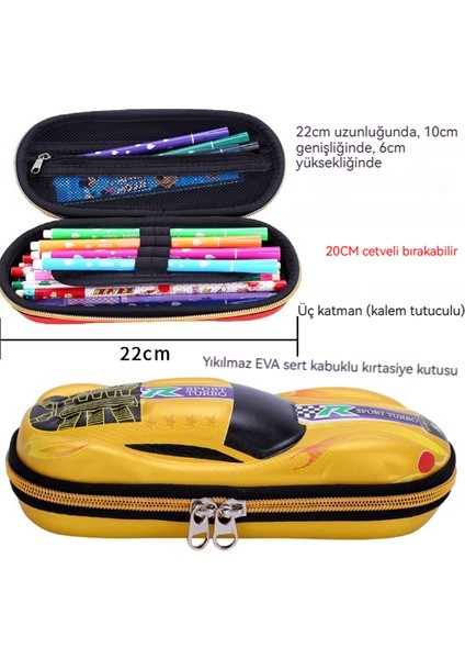 Çok Fonksiyonlu Araba Kırtasiye Kutusu (Yurt Dışından)