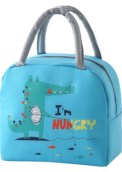 Yalıtım Çantası Taşınabilir Öğle Yemeği Kutusu Çantası Öğle Yemeği Çantası Çevre Dostu Saklama Çantası (Yurt Dışından)