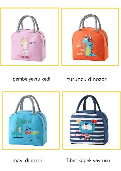 Yalıtım Çantası Taşınabilir Öğle Yemeği Kutusu Çantası Öğle Yemeği Çantası Çevre Dostu Saklama Çantası (Yurt Dışından) fiyatları