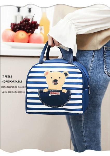 Yalıtım Çantası Taşınabilir Öğle Yemeği Kutusu Çantası Öğle Yemeği Çantası Çevre Dostu Saklama Çantası (Yurt Dışından) fırsatları