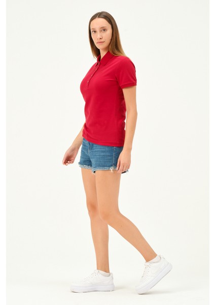 Kadın Regular Fit Polo Yaka T-Shirt fiyatları