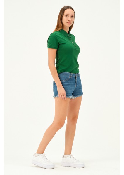 Kadın Regular Fit Polo Yaka Tshirt fiyatları