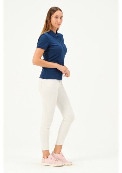 Kadın Regular Fit Polo Yaka T-Shirt fiyatları