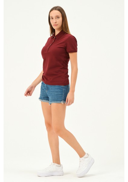 Kadın Regular Fit Polo Yaka T-Shirt modelleri