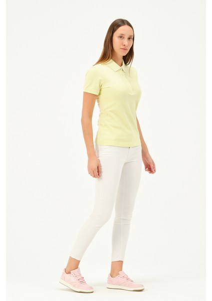 Kadın Regular Fit Polo Yaka T-Shirt modelleri