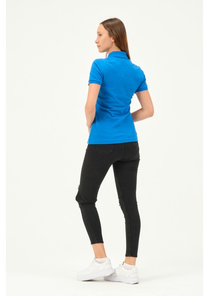 Kadın Regular Fit Polo Yaka T-Shirt fırsatları