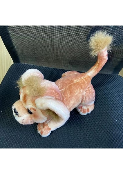 25CM Beyaz Kaplan, Aslan Simba Peluş Oyuncak (Yurt Dışından)