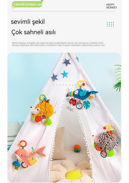 Bebek Müzikal Çan Bebek Bebek Arabası Kolye (Yurt Dışından)