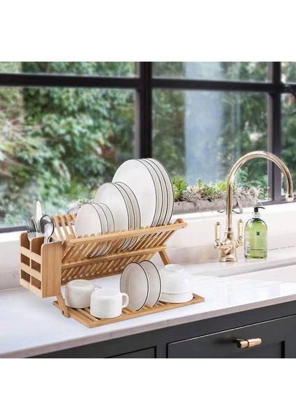 Kotıa Home Bambu Bulaşıklık Kaşıklıklı